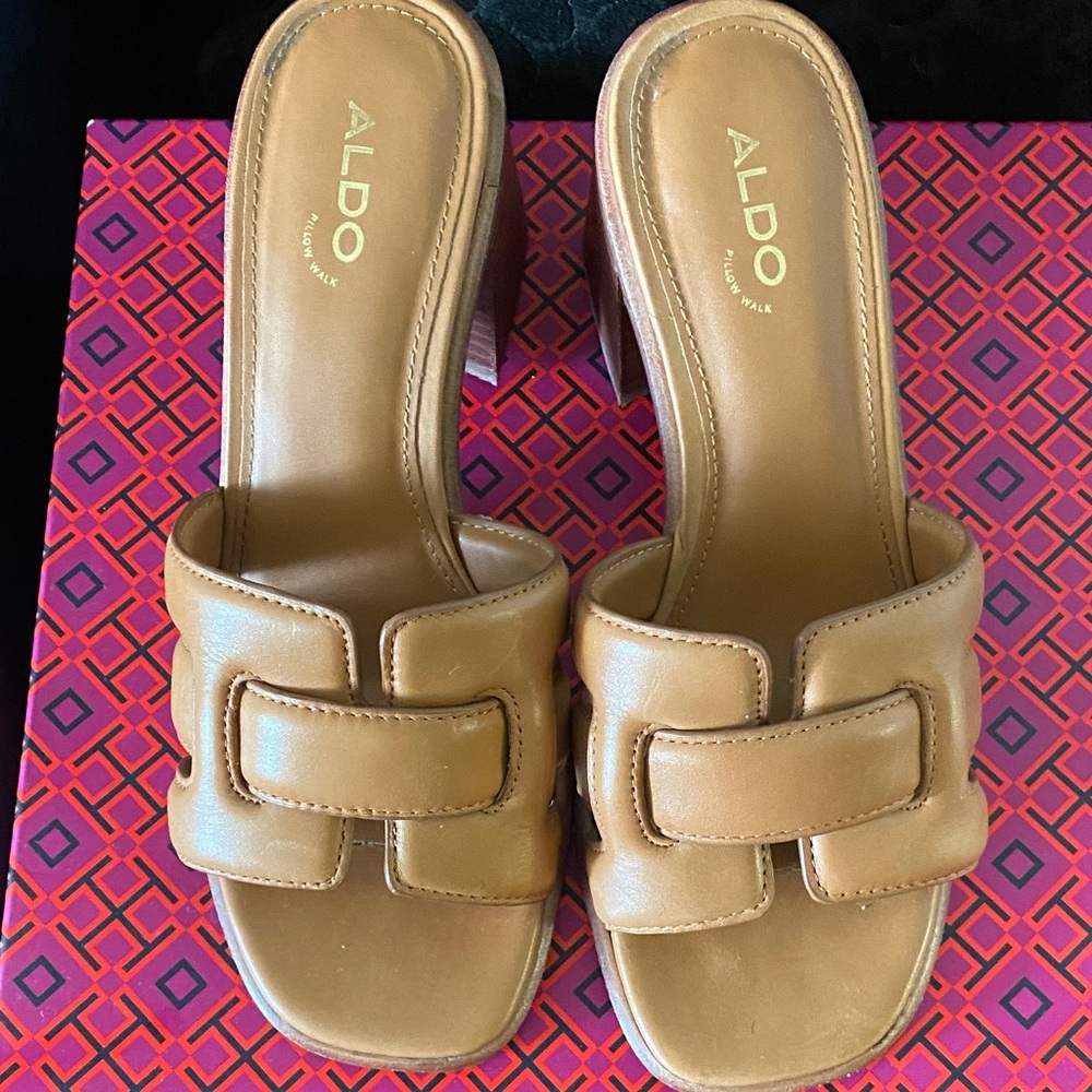 Aldo Brown Women's Mules